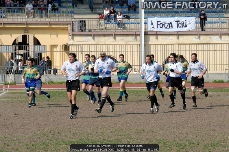 2006-04-02 Amatori-CUS Milano 104 Squadra.jpg